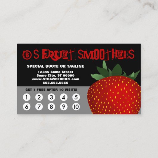 Treue zu Erdbeeren (Rückseite)