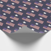 Treueeid-Flagge Geschenkpapier (Ecke)