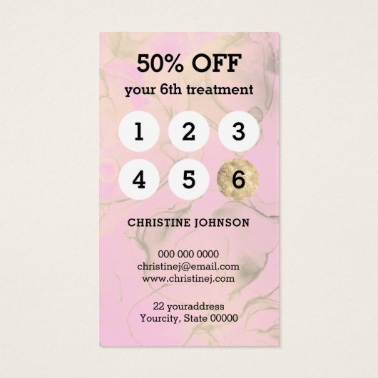 Treuekarte (Rückseite)