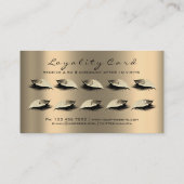 Treuekarte 10 Makeup Lashes ArtistExtension Gold (Rückseite)