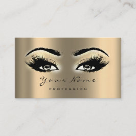 Treuekarte 10 Makeup Lashes ArtistExtension Gold