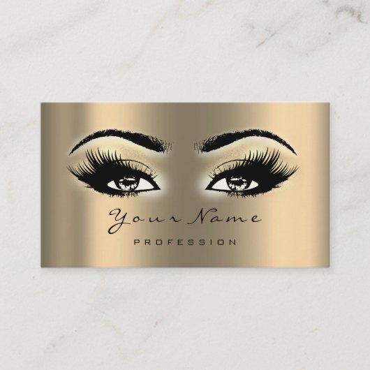 Treuekarte 10 Makeup Lashes ArtistExtension Gold (Vorderseite)