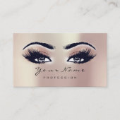 Treuekarte 10 Makeup Lashes Extension Rose Gold (Vorderseite)