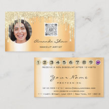 Treuekarte 10 Punch Crown Coral Gold QR Foto