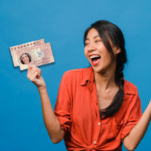 Treuekarte 10 Punch Crown Rose Gold QR Foto