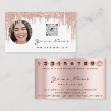 Treuekarte 10 Punch Golden Crown Rose QR Foto