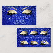 Treuekarte 6 Schönheit Makeuty Lash Gold Crown Blu (Vorne/Hinten)