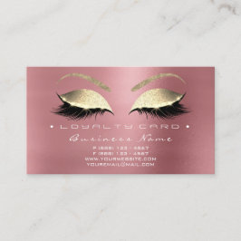 Treuekarte 6 Schönheitstriche Rose Rosa Goldbeere