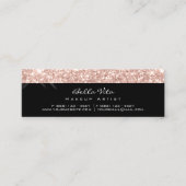 Treuekarte 6 Steine Makeup Schönheit Rose Black Sp (Vorderseite)