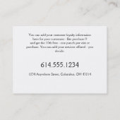 Treuekarte :: Cherry Blossom Tree Branch (Rückseite)