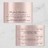 Treuekarte Ernährung Kräuterpflanzen Rose 21 Blush (Vorne/Hinten)