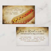 Treuekarte für alte Hot Dogs (Vorne/Hinten)