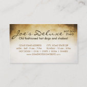 Treuekarte für alte Hot Dogs (Rückseite)