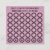 Treuekarte für die Briefmarke (Rückseite)