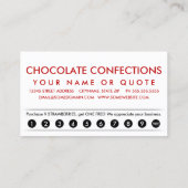 Treuekarte für Erdbeeren (Rückseite)