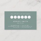 Treuekarte für gepresste Blume (Rückseite)