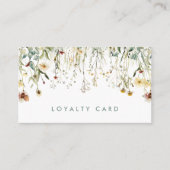 Treuekarte für gepresste Blume (Vorderseite)