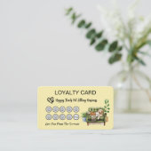 Treuekarte für Heimtiere und für Hundewanderer (Stehend Vorderseite)