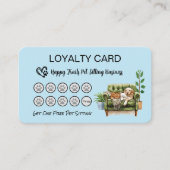 Treuekarte für Heimtiere und für Hundewanderer (Vorderseite)