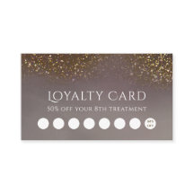 Treuekarte für liquide Glitzer