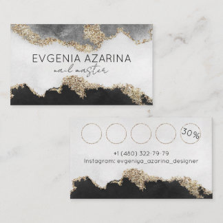 Treuekarte für Nageltechniker & Beauty Prof. Visitenkarte