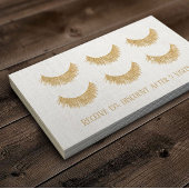 Treuekarte | Gold Eyelash Extensions Lash Bar