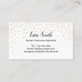 Treuekarte | Lashes Makeup artist Eyelash (Rückseite)