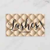 Treuekarte | Lashes Makeup artist Luxury Gold (Vorderseite)