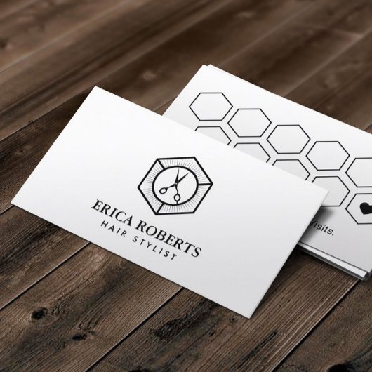 Treuekarte | Minimalistischer Friseursalon