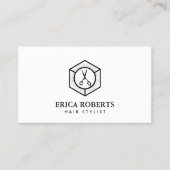 Treuekarte | Minimalistischer Friseursalon (Vorderseite)