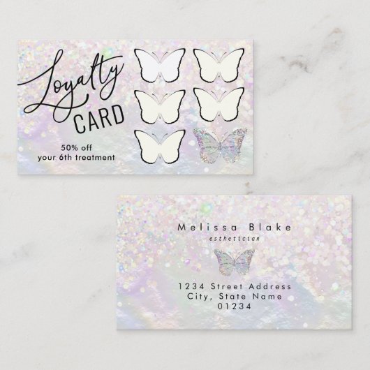 Treuekarte Visitenkarte (Vorne/Hinten)