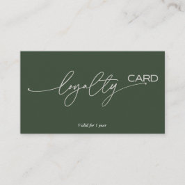 Treuekartenstrategie für die Kundenbindung Visitenkarte