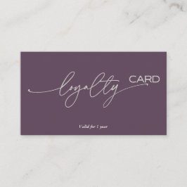 Treuekartenstrategie für die Kundenbindung Visitenkarte