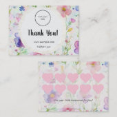 Treuekartenstrategie für die Kundenbindung Visitenkarte (Vorne/Hinten)