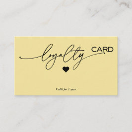 Treuekartenstrategie für die Kundenbindung Visitenkarte