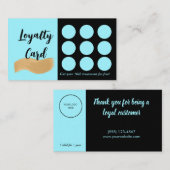 Treuekartenstrategie für die Kundenbindung Visitenkarte (Vorne/Hinten)