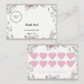 Treuekartenstrategie für die Kundenbindung Visitenkarte (Vorne/Hinten)