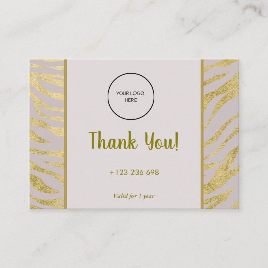 Treuekartenstrategie für die Kundenbindung Visitenkarte (Vorderseite)