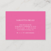 Treueppenkarten für tropische Unternehmen Begleitkarte (Rückseite)