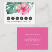 Treueppenkarten für tropische Unternehmen Begleitkarte (Vorne/Hinten)