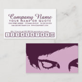 Treueprogramm im emo-Stil Treuekarte (Vorne/Hinten)