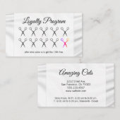 Treueprogramm / Seidendraperie / Stylist Treuekarte (Vorne/Hinten)