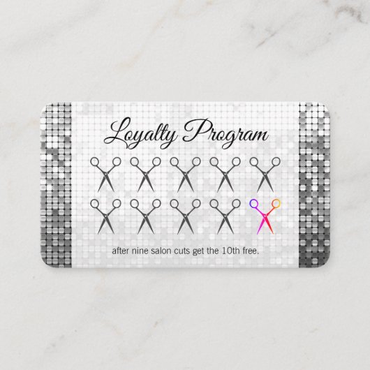 Treueprogramm / Sequin / Stylist Treuekarte (Vorderseite)