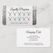 Treueprogramm / Sequin / Stylist Treuekarte (Vorne/Hinten)