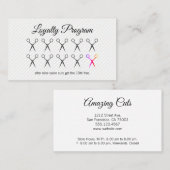 Treueprogramm/Stylist Treuekarte (Vorne/Hinten)