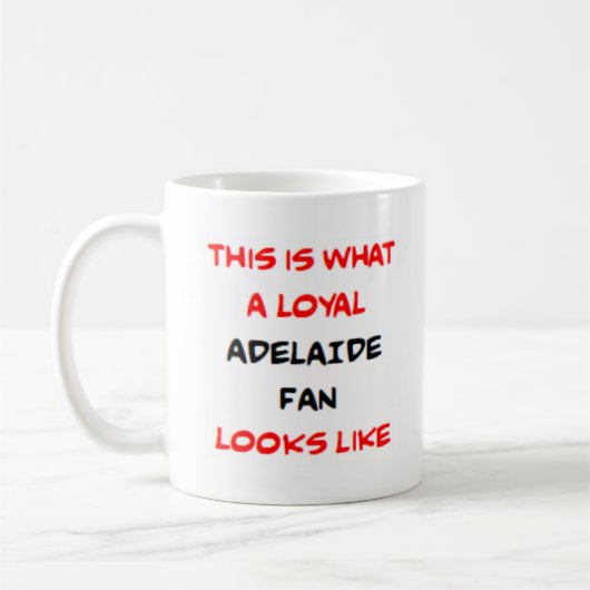 treuer Adelaide-Fan Kaffeetasse (Links)