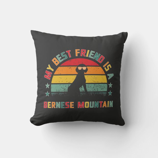 treuer Begleiter liebe Berner Kissen (Vorderseite)