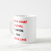 treuer Florida-Fan Kaffeetasse (Vorderseite Links)