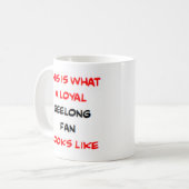 treuer Geelong-Fan Kaffeetasse (Vorderseite Links)