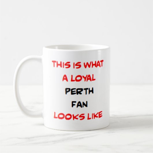 treuer Perth-Fan Kaffeetasse (Links)
